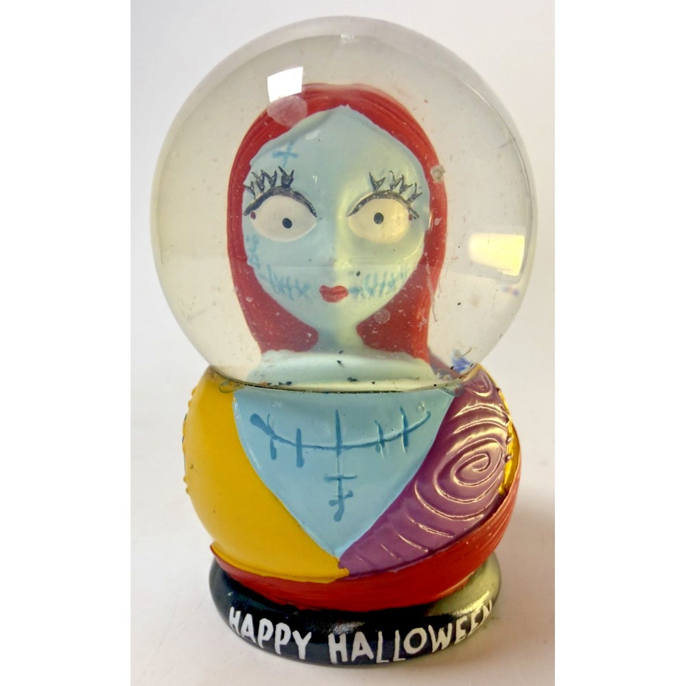 Sally Snow Globe Nightmare Before Christmas Happy Halloween Figure Rare